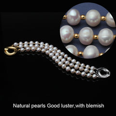 Multi Layer Freshwater Pearl Bracelet