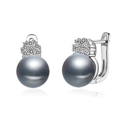 925 sterling silver earrings natural freshwater pearl earrings