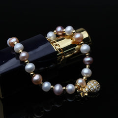 Multi Color Natural Freshwater Pearl Bracelets
