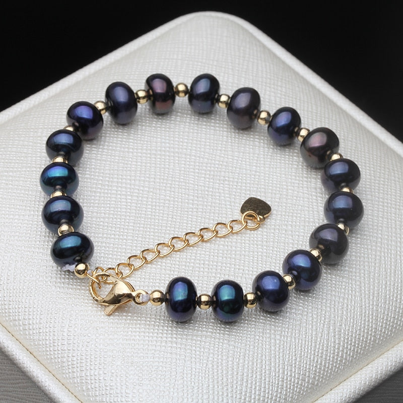 |200000226:193#black pearl bracelet|3256802396843083-black pearl bracelet