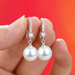 Various 925 Sterling sliver freshwater pearl earrings