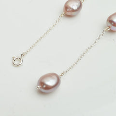 925 Sterling Silver freshwater Pearl Necklace