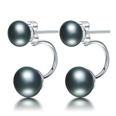 Double Sided Wear Freshwater Pearl Earrings